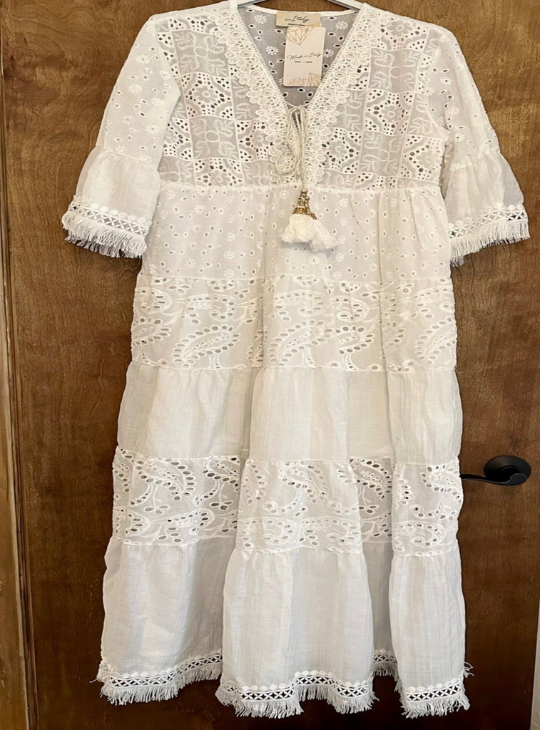 "White Summer" Maxi Dress