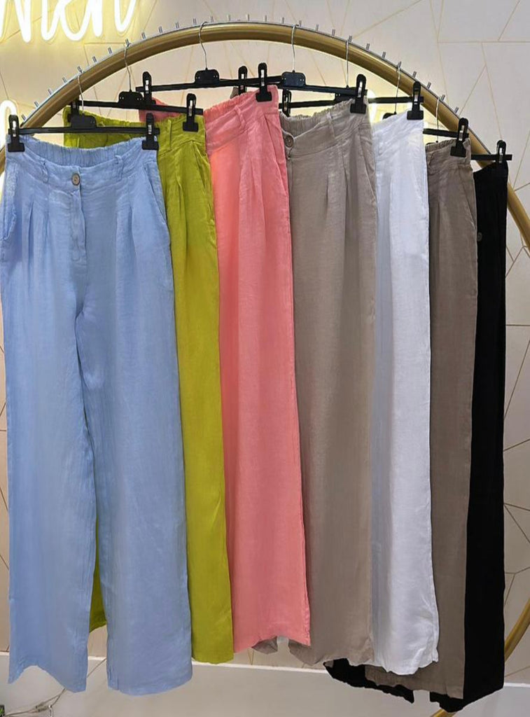 Euro Cool Linen Trousers