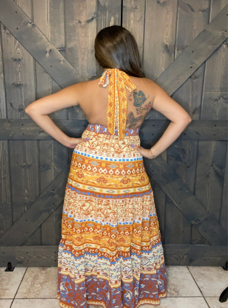 "South of the Border" Maxi Dress