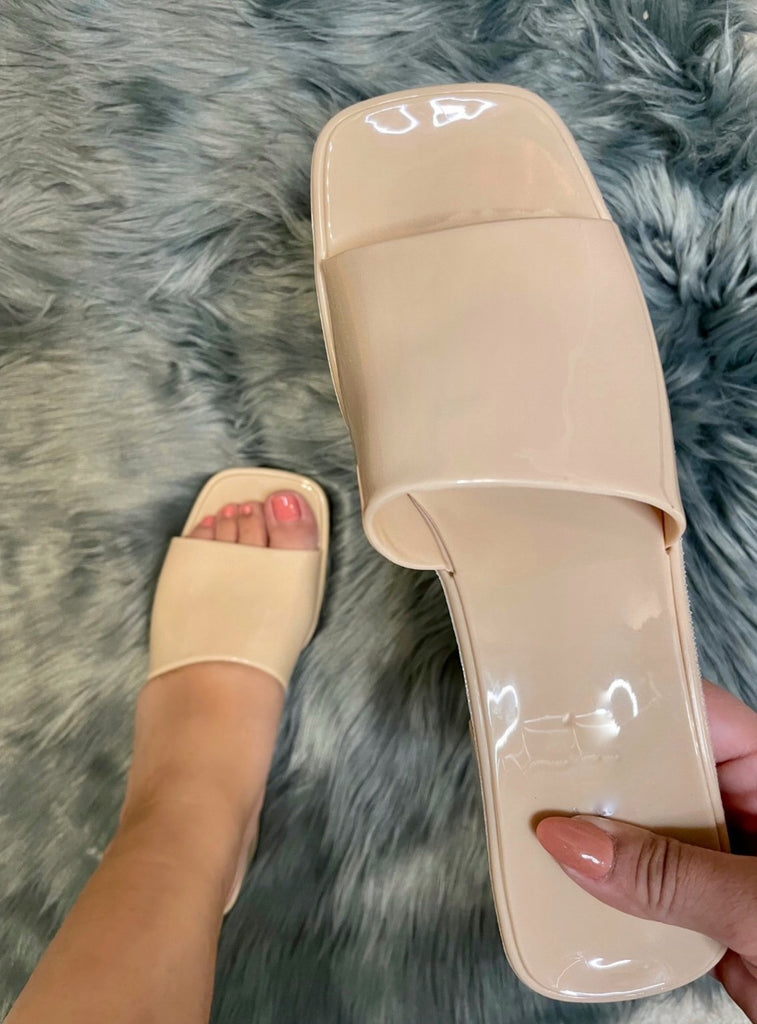 "On the Go" Nude Slides
